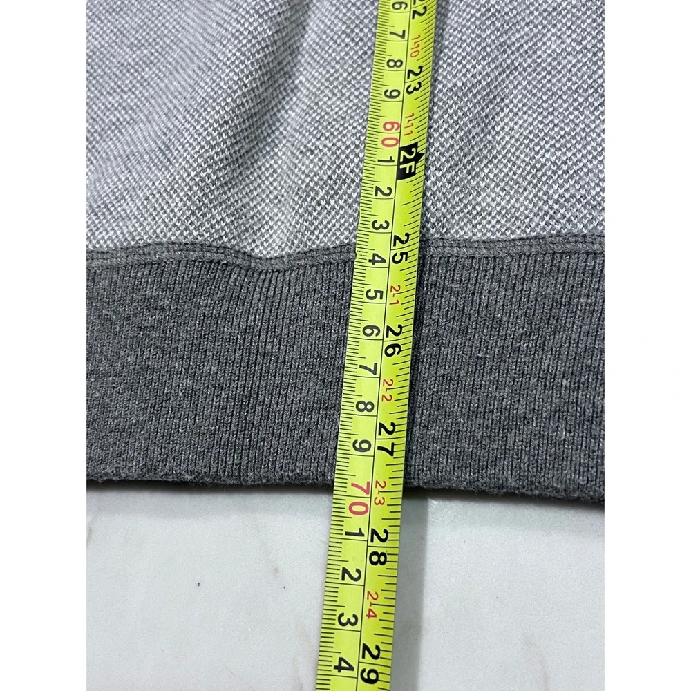 Banana Republic Mens Gray Textured‎ Crewneck Raglan Sleeve Sweater Size M